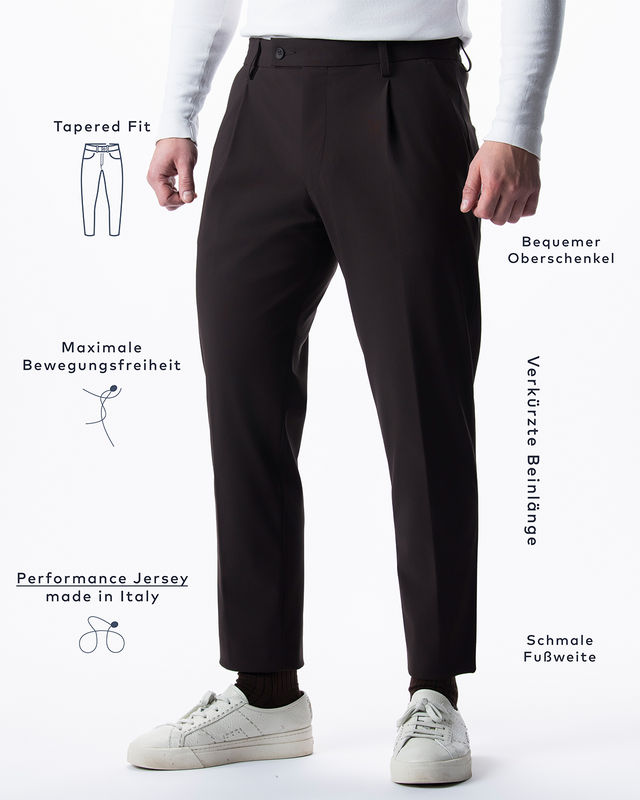 IOS PANTS moderni - MARRONE