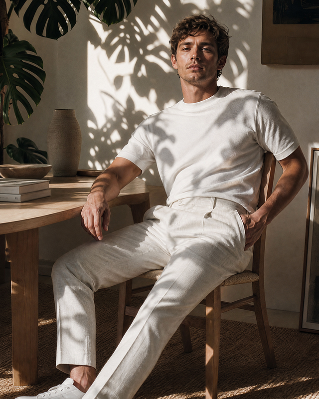 IOS PANTS modern - IVORY