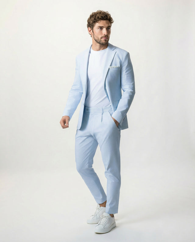 IOS PANTS modern - LIGHT BLUE