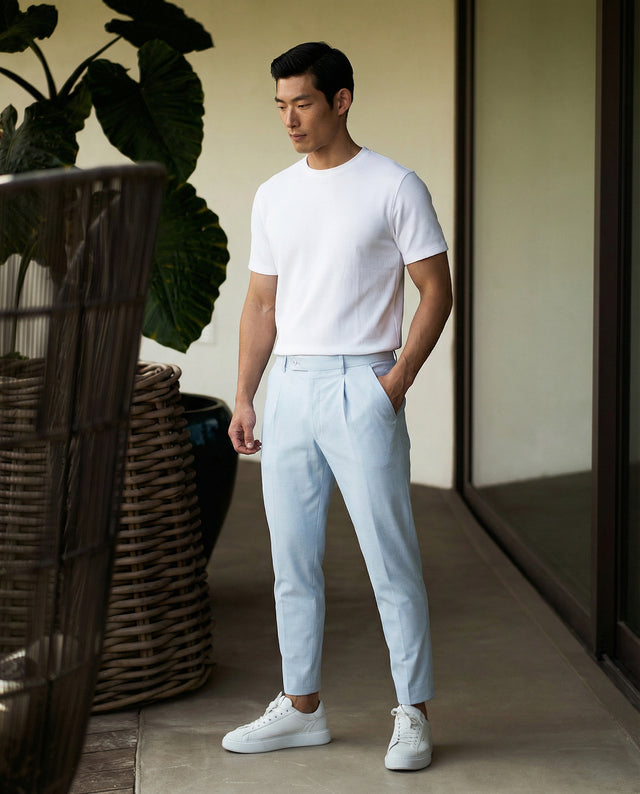 IOS PANTS modern - LIGHT BLUE