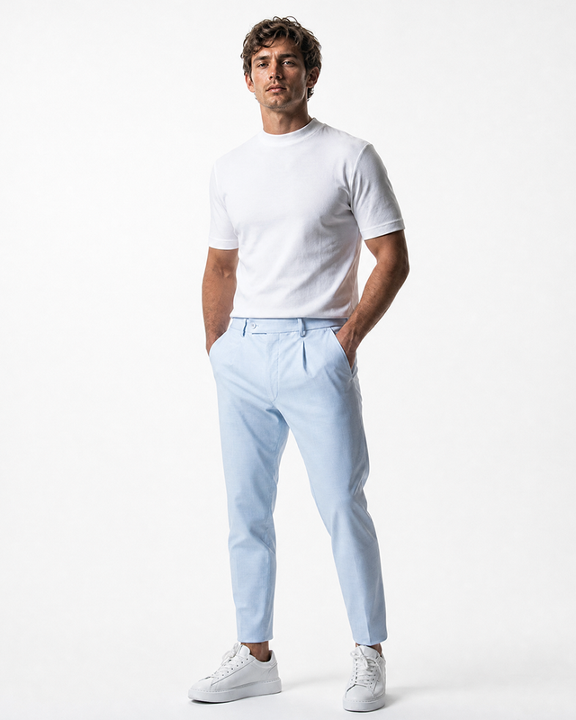 IOS PANTS modern - LIGHT BLUE
