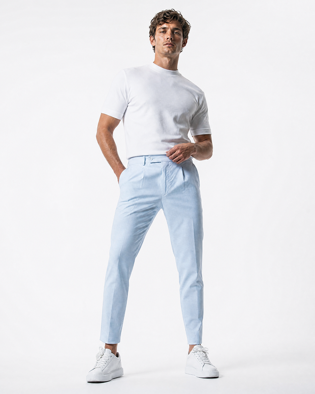 IOS PANTS modern - LIGHT BLUE