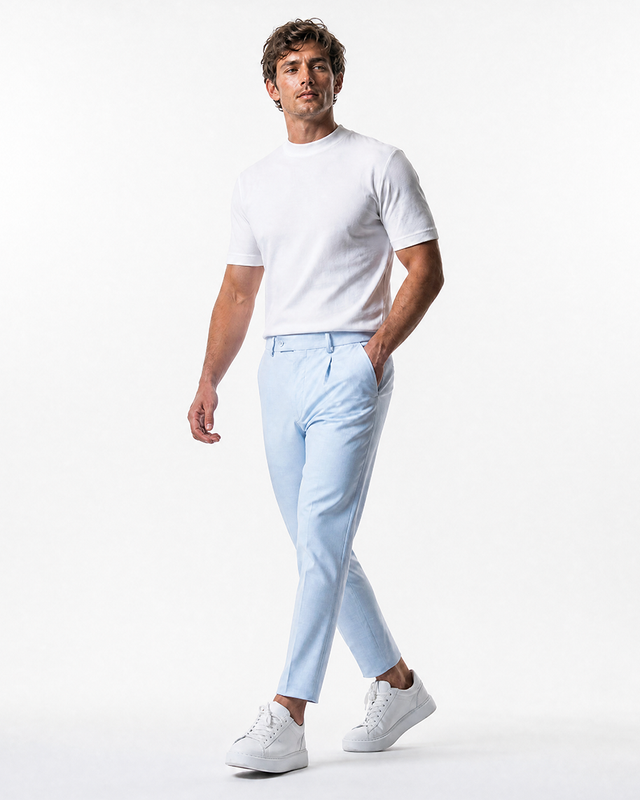 IOS PANTS modern - LIGHT BLUE
