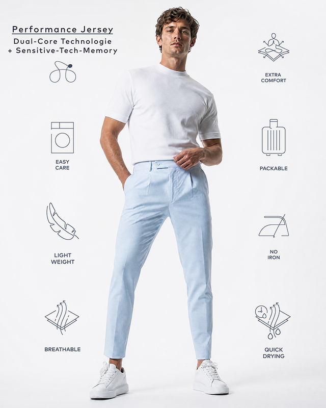 IOS PANTS modern - LIGHT BLUE