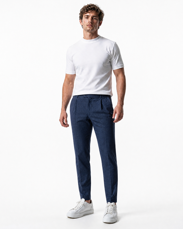IOS PANTS moderni - BLU ACCIAIO