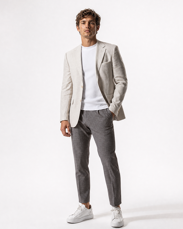 IOS PANTS modern - LIGHT BROWN