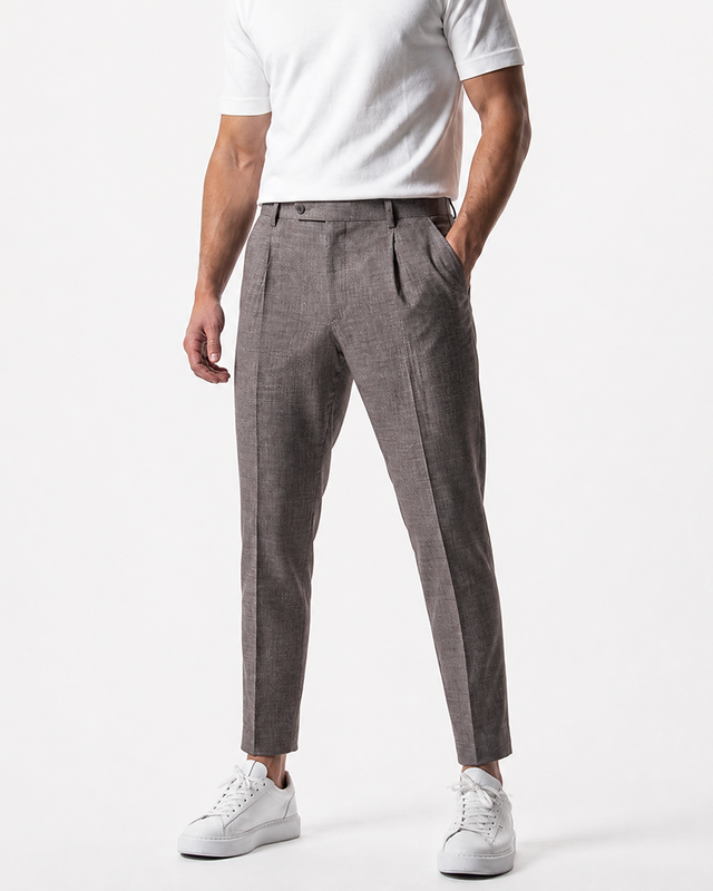 IOS PANTS modern - LIGHT BROWN