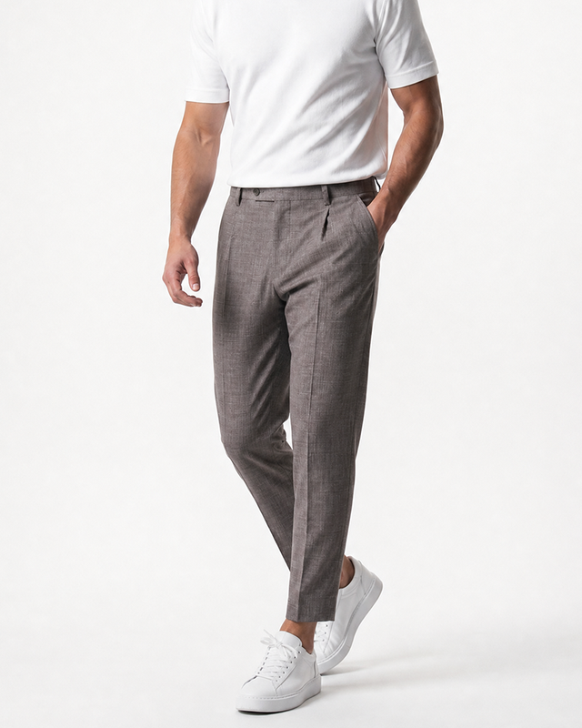 IOS PANTS modern - LIGHT BROWN