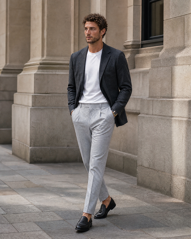 IOS PANTS modern - LIGHT GREY