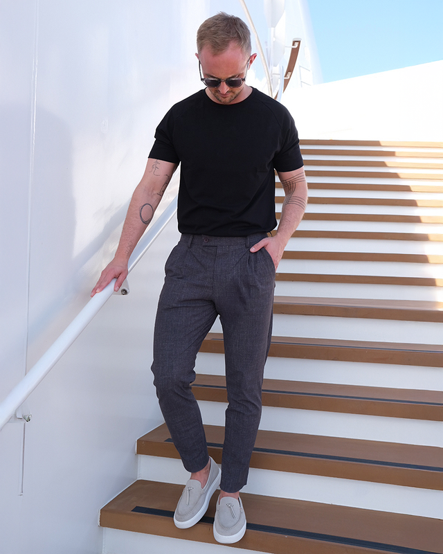 IOS PANTS moderni - GRIGIO SCURO