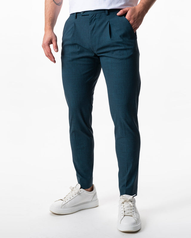 IOS PANTS modern - PETROL BLUE