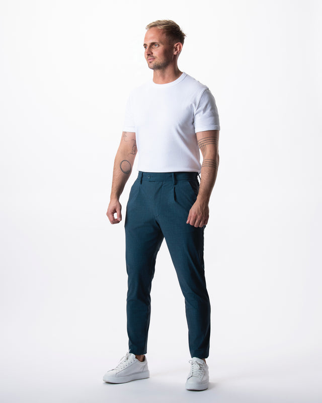 IOS PANTS modern - PETROL BLUE