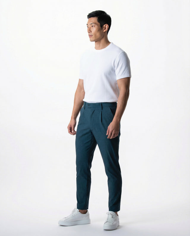 IOS PANTS modern - PETROL BLUE