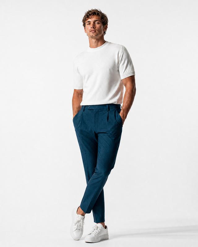 IOS PANTS modern - PETROL BLUE