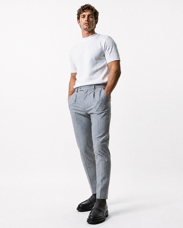 IOS PANTS modern - STONES STRIPE