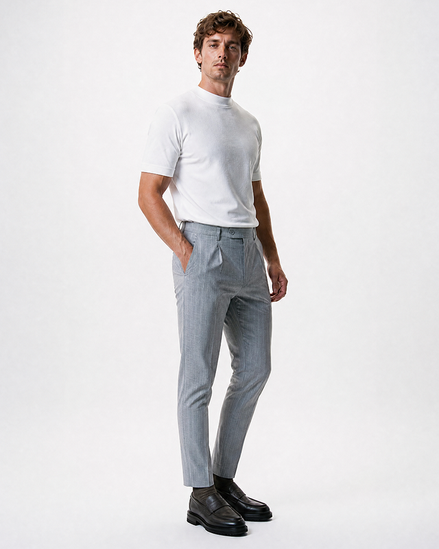 IOS PANTS modern - STONES STRIPE