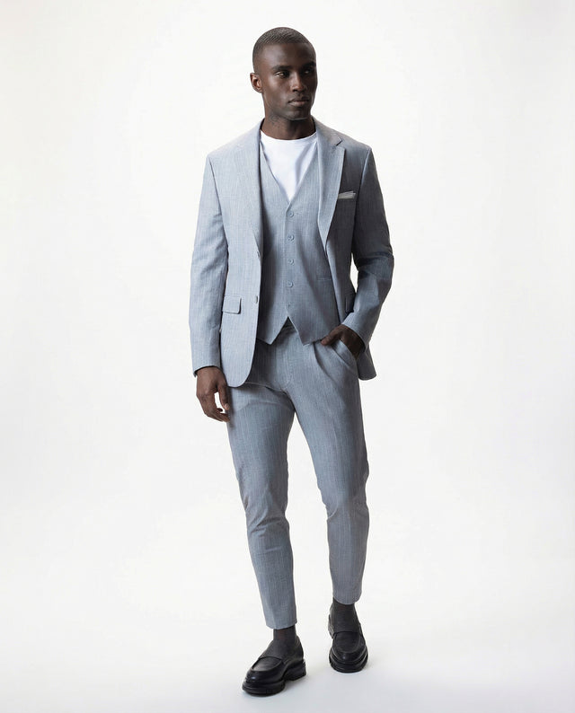 IOS PANTS modern - STONES STRIPE