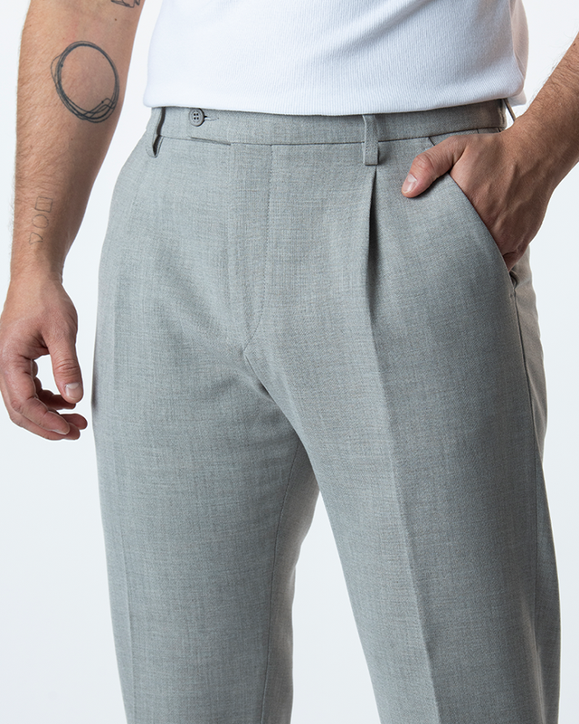 IOS PANTS modern - LIGHT GREY MEL.