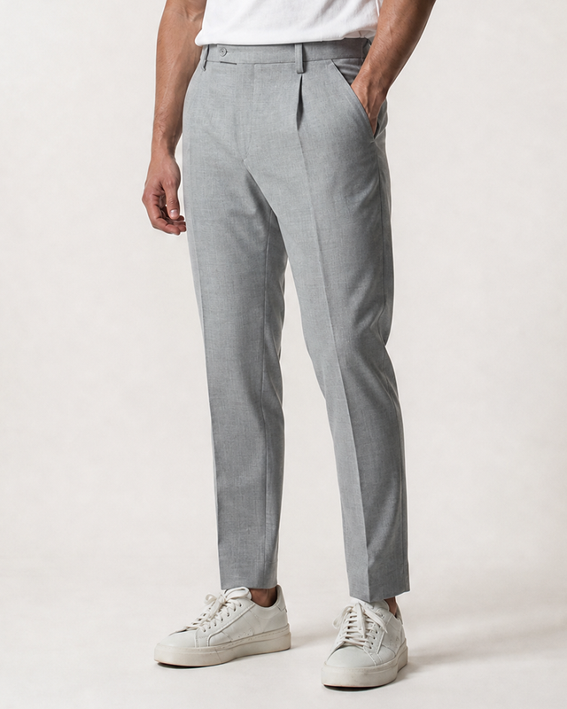 IOS PANTS modern - LIGHT GREY MEL.