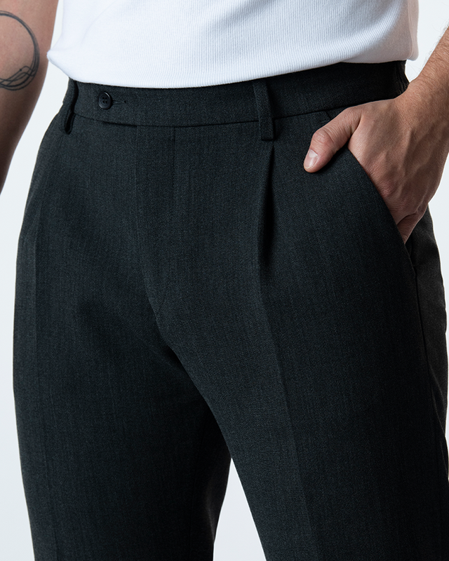 IOS PANTS modern - DARK GREY MEL.