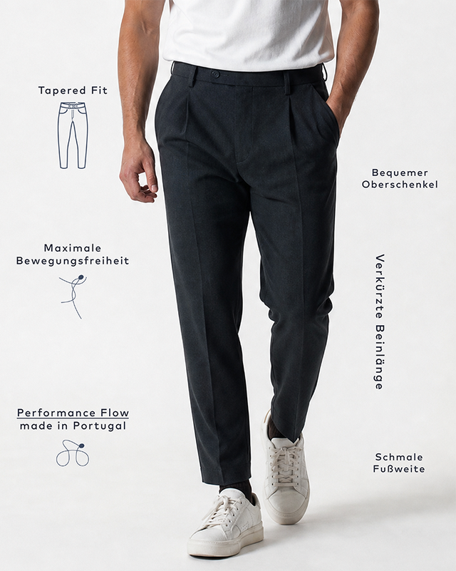 IOS PANTS modern - DARK GREY MEL.