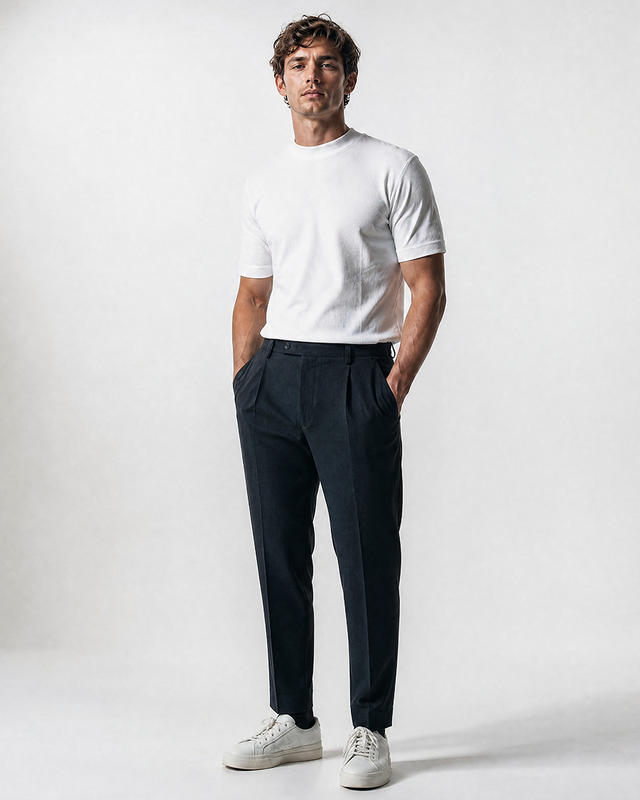 IOS PANTS modern - DARK GREY MEL.