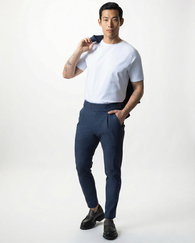 IOS PANTS italiano - STEEL BLUE