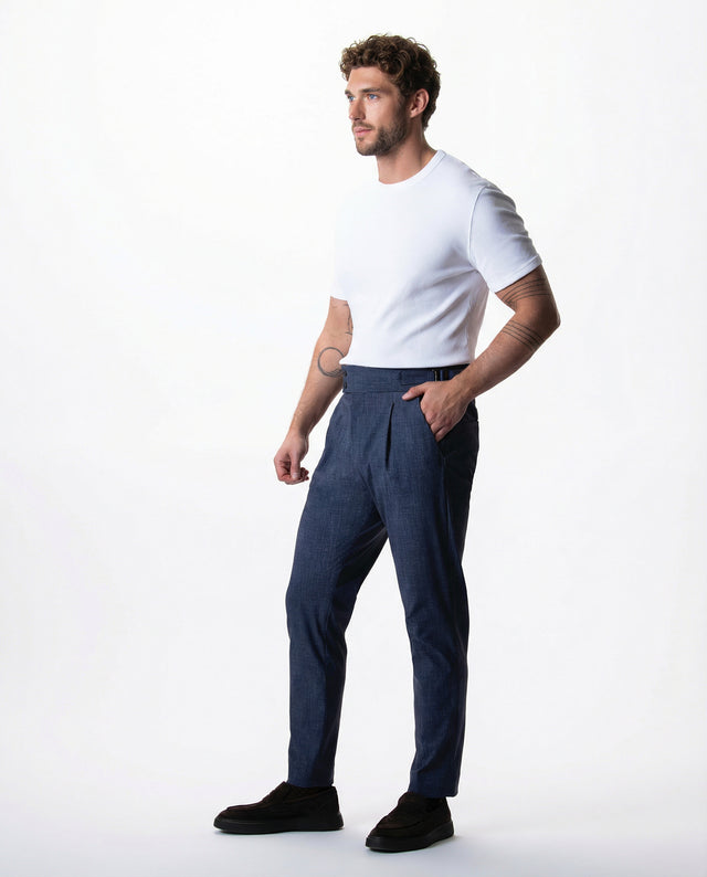IOS PANTS italiano - STEEL BLUE