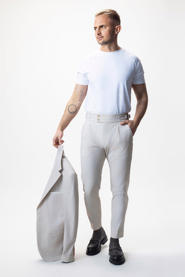 IOS PANTS italiano -  BEIGE