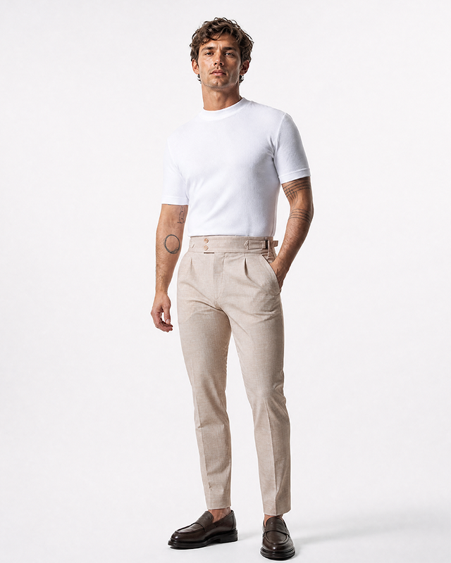 IOS PANTS italiano - BEIGE