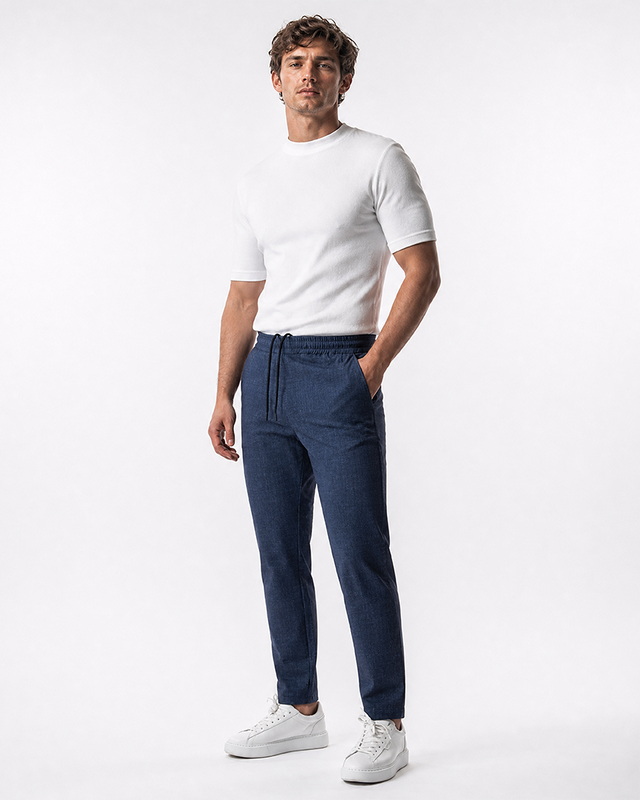 IOS PANTS easy - STEEL BLUE