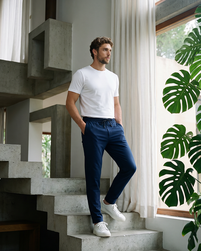 IOS PANTS easy - NAVY