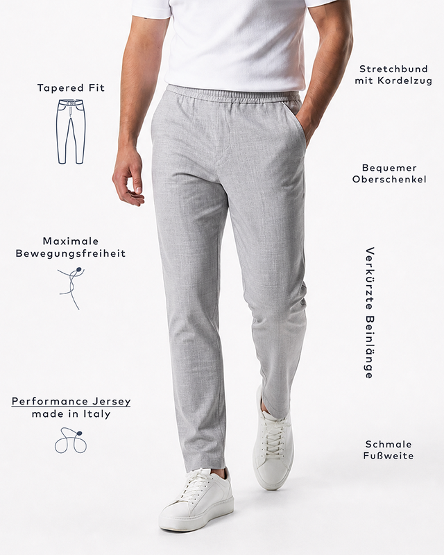 IOS PANTS easy - LIGHT GRAY