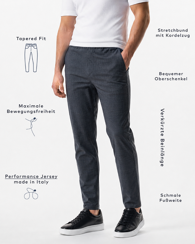 IOS PANTS easy - DARK GREY
