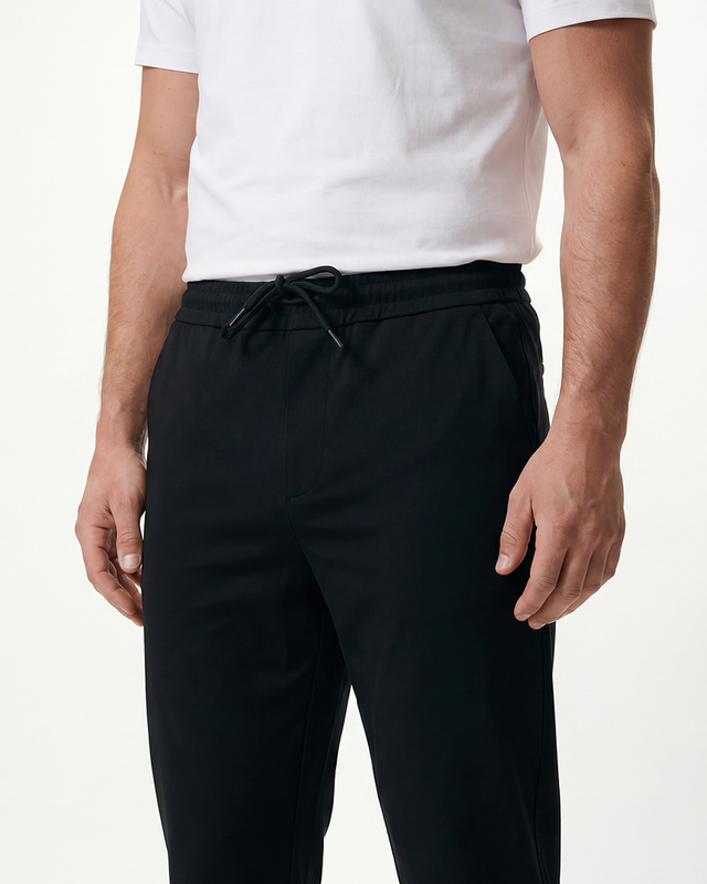 IOS PANTS easy - CZARNY