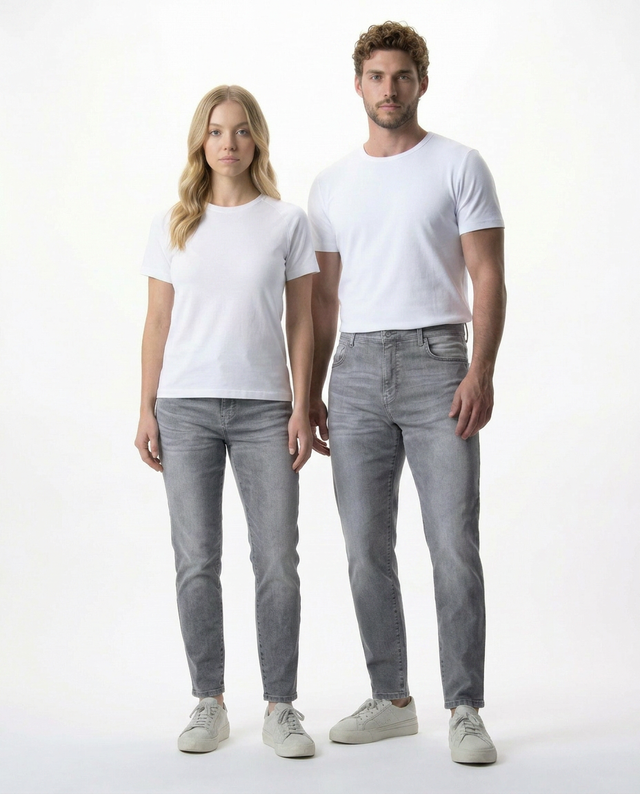 IOS JEANS - Unisex - LIGHT GREY USED
