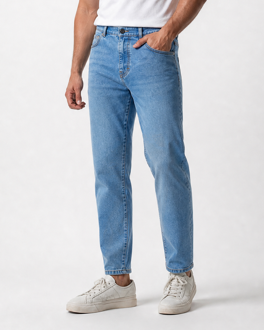 IOS JEANS - LIGHT BLUE STONE WASH
