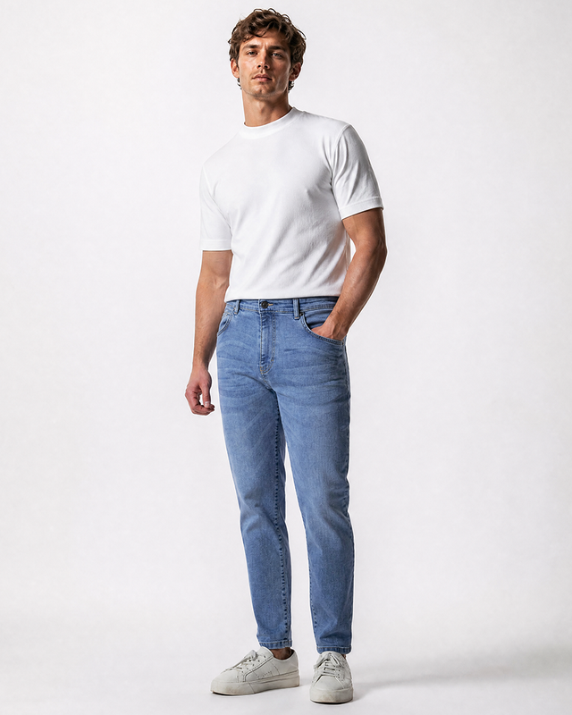 IOS JEANS - MID BLUE USED