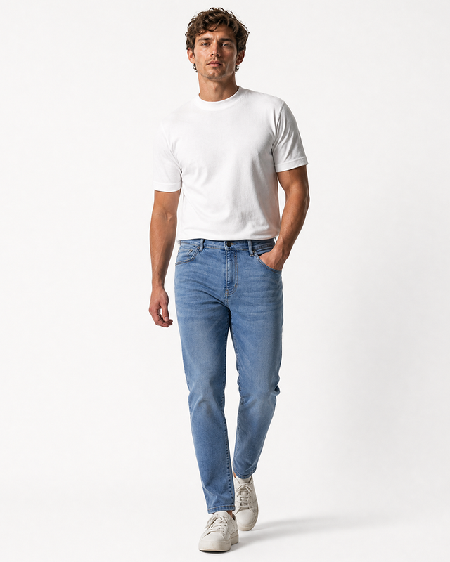 IOS JEANS - MID BLUE USED