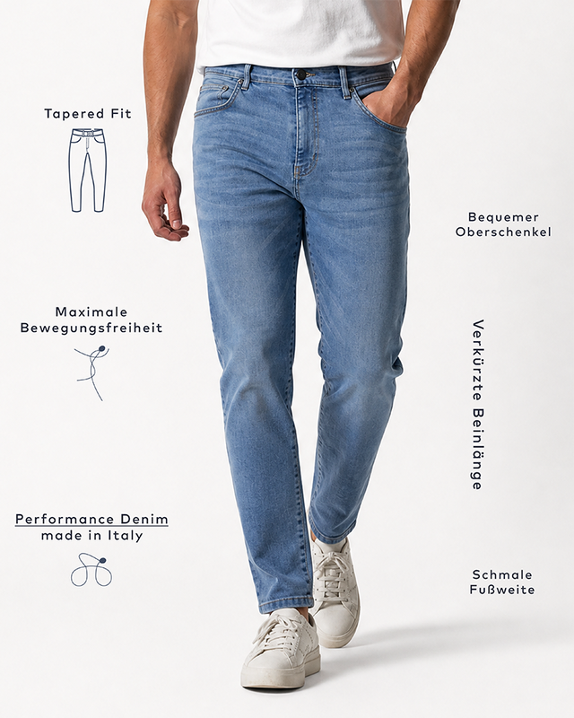 IOS JEANS - MID BLUE USED