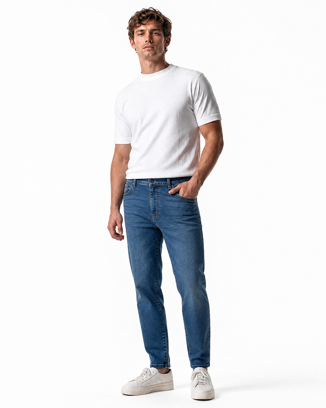 IOS JEANS 7300 - MID BLUE - SECOND CHOICE