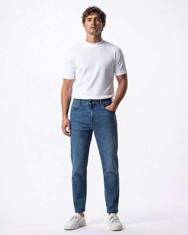 IOS JEANS 7300 - MID BLUE - SECOND CHOICE