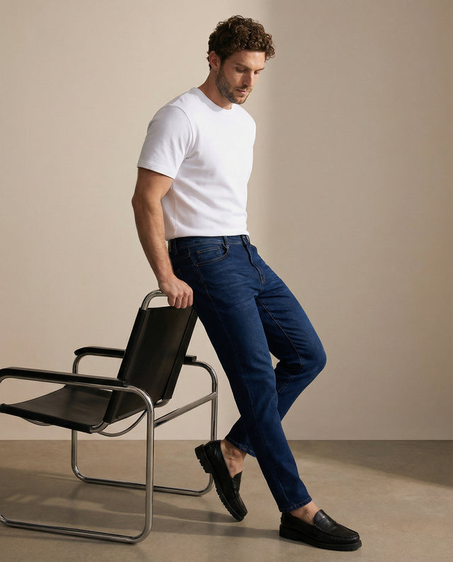 IOS JEANS - DARK BLUE USED