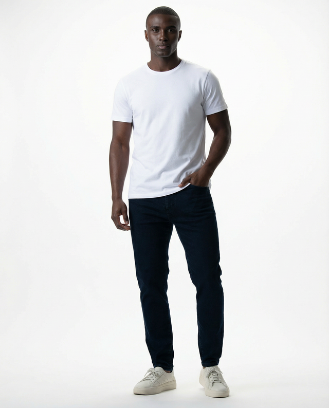 IOS JEANS - DARK BLUE CLEAN WASH