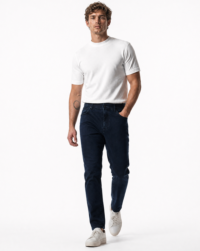 IOS JEANS - DARK BLUE CLEAN WASH