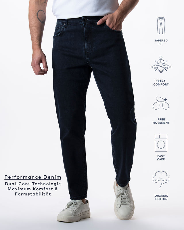 IOS JEANS - DARK BLUE CLEAN WASH