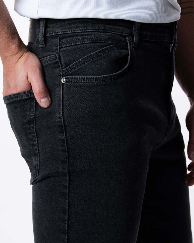 IOS JEANS - DARK GREY STONE WASH