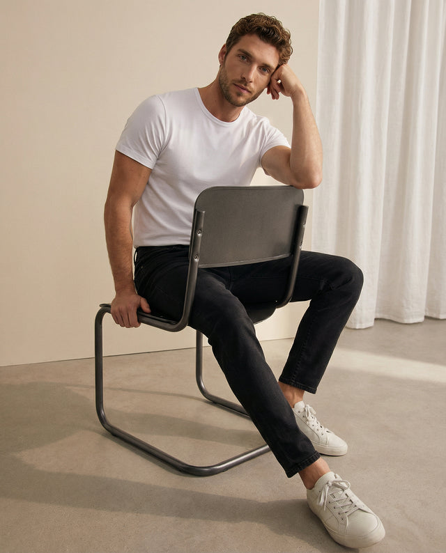 IOS JEANS - DARK GREY STONE WASH