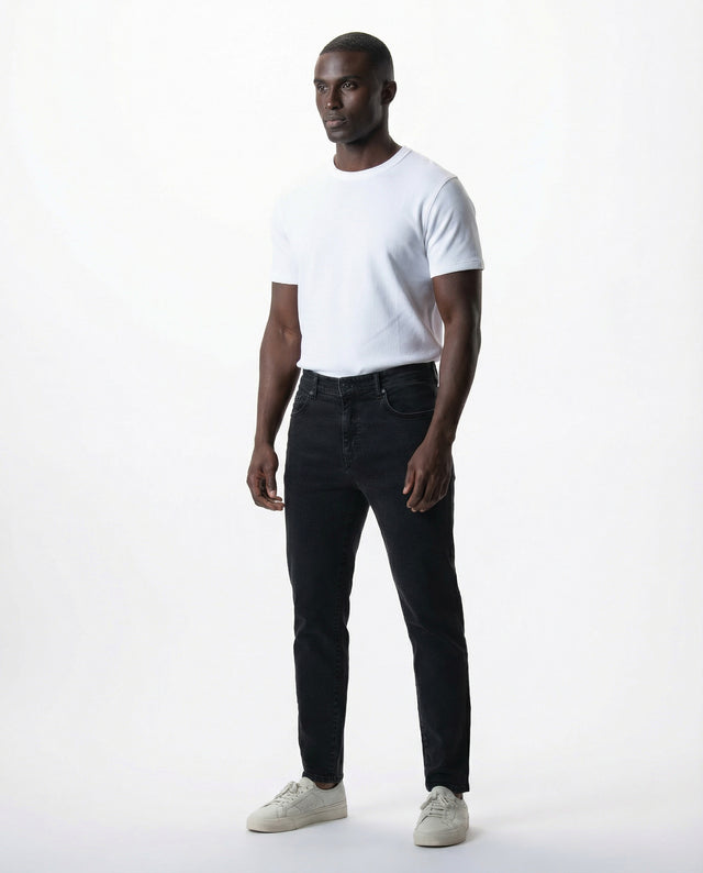 IOS JEANS - DARK GREY STONE WASH