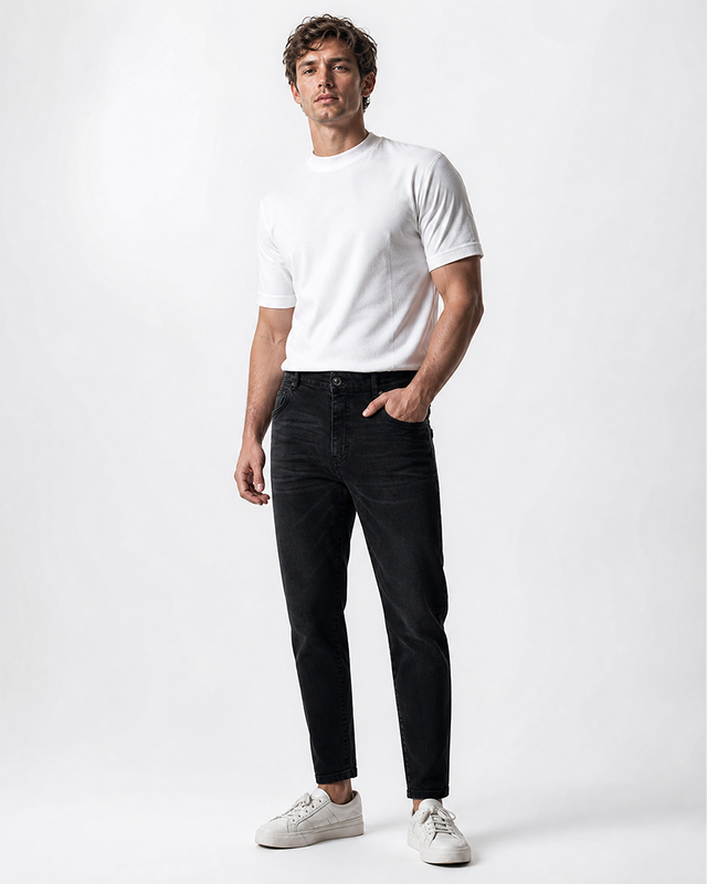 IOS JEANS - DARK GREY USED